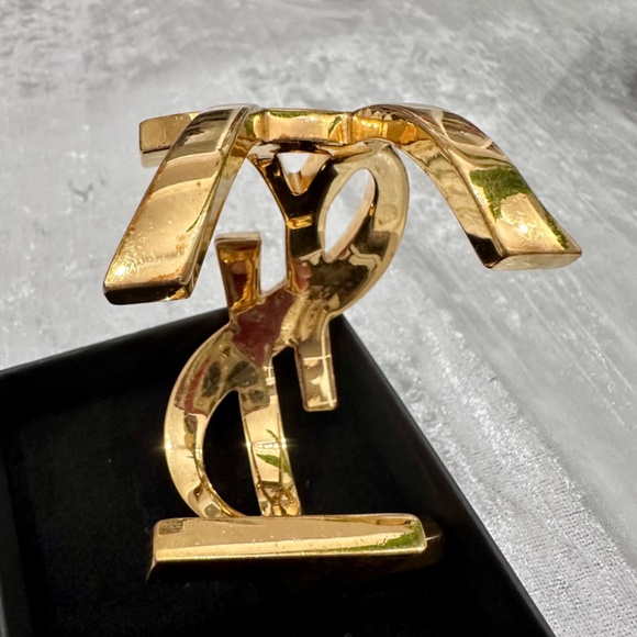 Saint Laurent YSL Monogram Gold Bracelet - Picture 12 of 14